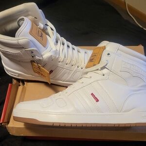 SOLD Levi's White High-Top Men's Sneakers